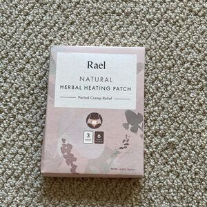 Rael Natural Herbal Heating Patch Pack of Three Period Cramp Relief Warming NIB